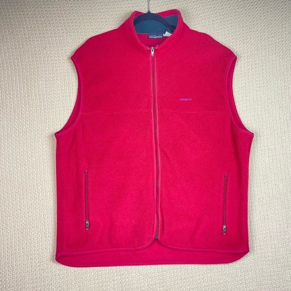 Patagonia Vest Vintage Retro Fleece Full Zip Mens Size XL - Picture 8 of 9